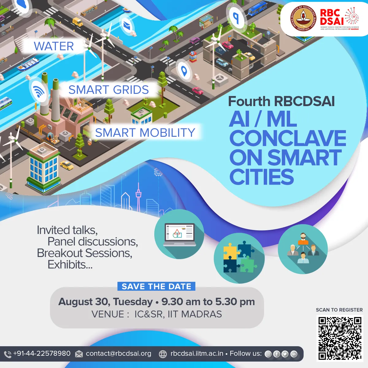 Fourth RBCDSAI AI/ML Conclave on Smart Cities